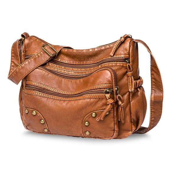 Soft Pu Leather Shoulder Bag - Lhtweht Multi Pocket Purse Pocketbooks ^_^ - Picture 1 of 7